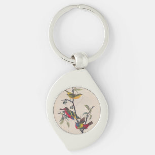 Porte-clés Audubon Peint Bunting Bird Wildlife