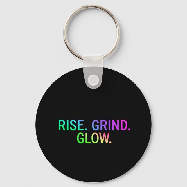 Porte-clés AUGMENTE. GRIND. GLOW - Porte - clé de devis motiv (Recto)