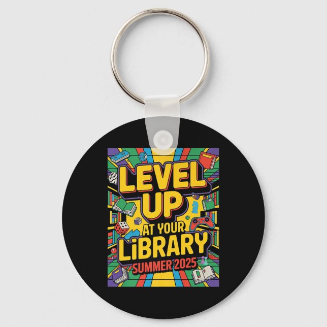 Porte-clés Augmentez Vos Compétences À La Bibliothèque Été 20 (Recto)