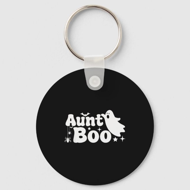 Porte-clés Aunt Boo Funny Ghost Halloween Family Matching  (Recto)
