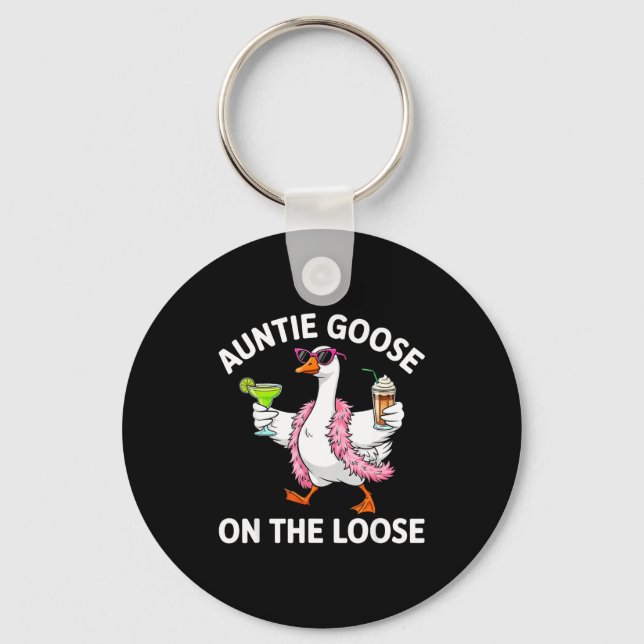 Porte-clés Auntie Goose On The Loose Funny Goose Gles St Patr (Recto)