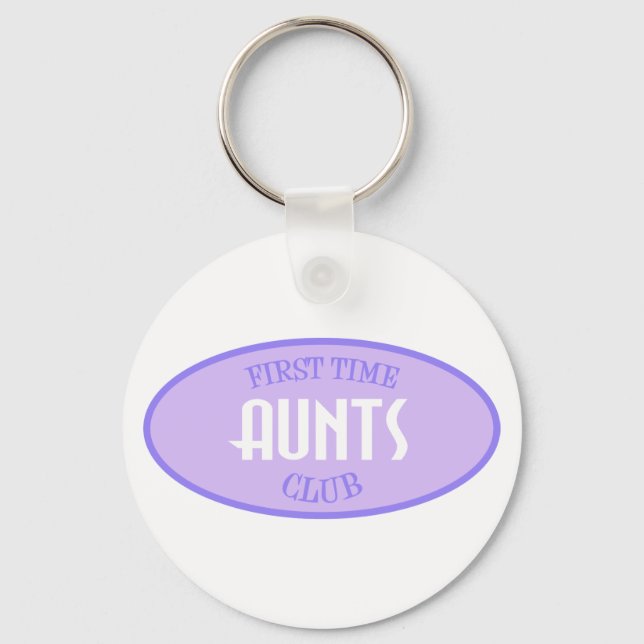 Porte-clés Aunts Club pour la première fois (violet) (Recto)