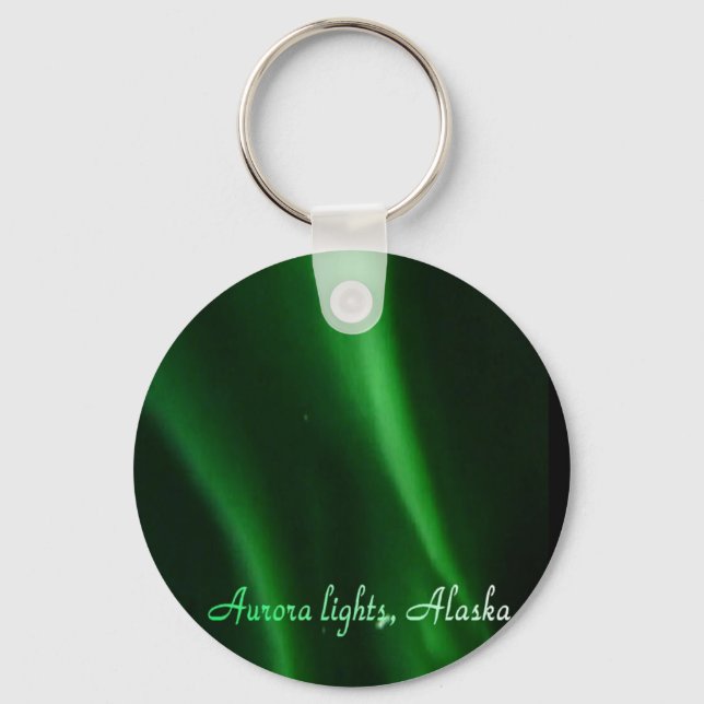 Porte-clés Aurora lights Alaska, keychain (Recto)