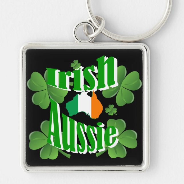 Porte-clés aussie irlandaise (Devant)