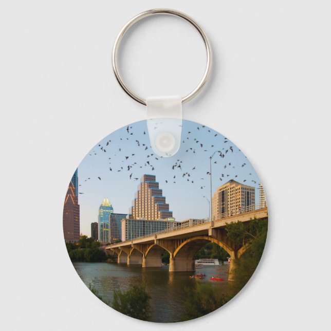 Porte-clés Austin, Texas Congress Bridge Bats (Recto)