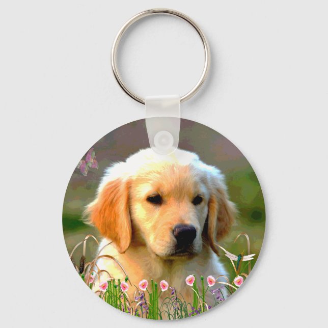 Porte-clés Austin The Golden Labrador (Recto)