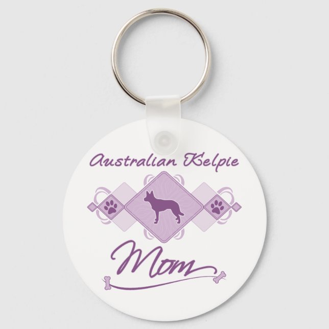 Porte-clés Australian Kelpie Maman (Recto)