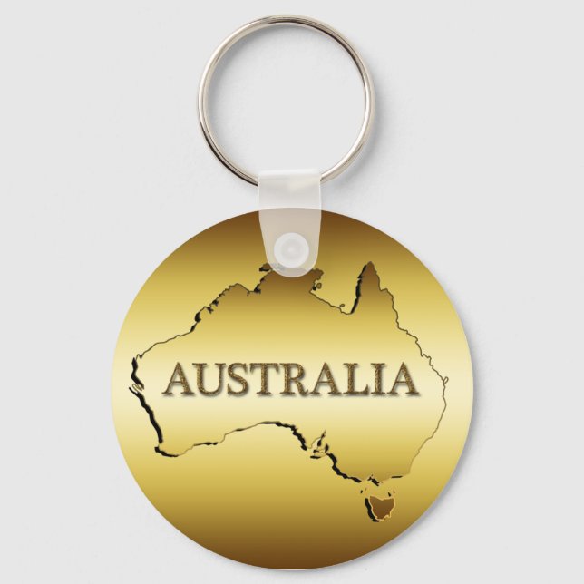PORTE-CLÉS AUSTRALIE D'OR (Recto)