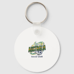 Porte-clés Australie Football 2026 Football Gras Pays Typogra