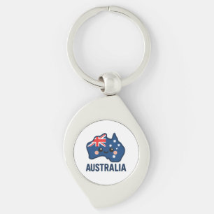 Porte-clés Australie Kawaii Fusion - Bold & Adorable