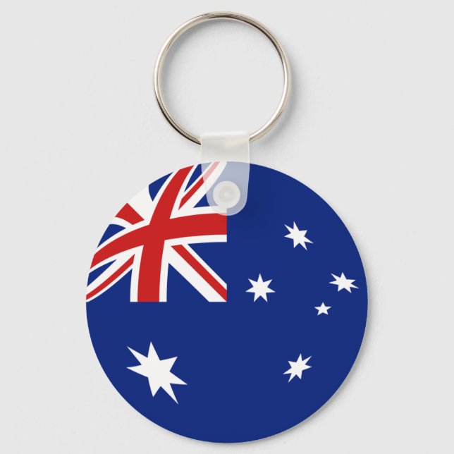 Porte-clés Australie Porte - clé du drapeau Fisheye (Recto)