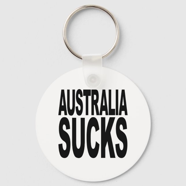 Porte-clés Australie Sucks (Recto)