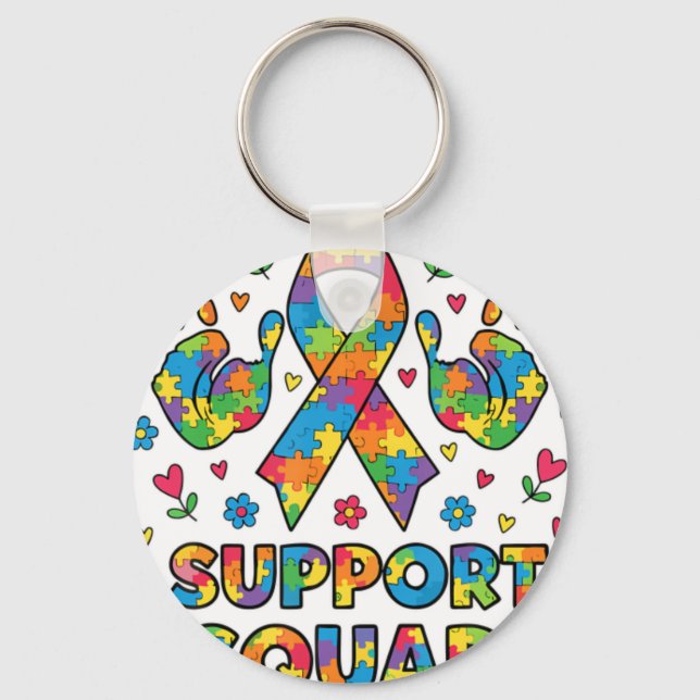 Porte-clés Autism Awareness Its Ok To Be Different Mo (Recto)