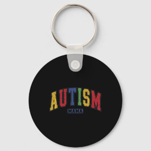 Porte-clés Autisme Maman Autistique Mama Soutien Sensibilisat