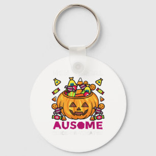 Porte-clés Autisme Sensibilisation ASD Halloween Tricoter Non