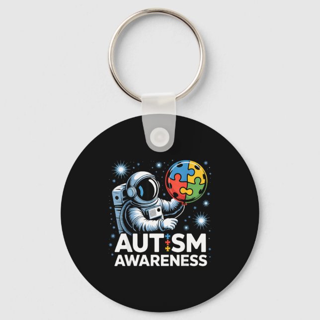 Porte-clés Autisme sensibilisation autiste  (Recto)