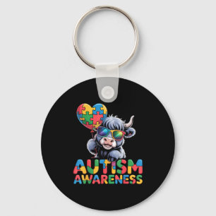 Porte-clés Autisme sensibilisation autistique