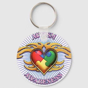 PORTE-CLÉS AUTISMTRIBALHEART15
