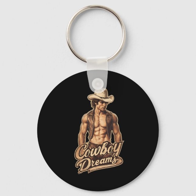 Porte-clés Autocollant Cowboy Dreams  (Recto)