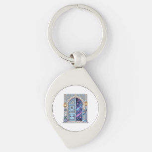 Porte-clés Autocollant de porte marocaine magique Kawaii mign