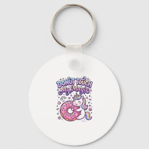 Porte-clés Autocollant et idée cadeau magique Licorne Donut T