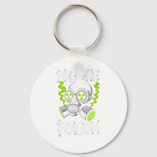 Porte-clés Autocollant Toxic Skull Drifter 