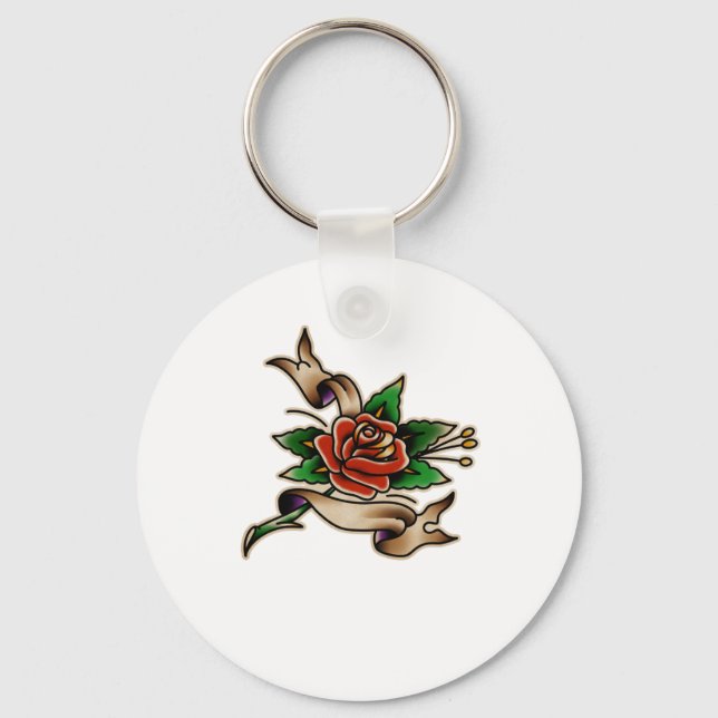 Porte-clés Autocollant Trad Tattoo 005  (Recto)