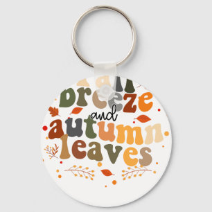 Porte-clés automne feuilles d'automne