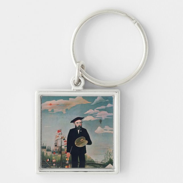 Porte-clés Autoportrait, de L'ile St Louis, 1890 (Devant)