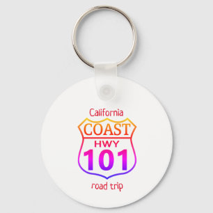 Porte-clés Autoroute côtière 101 Californie ****