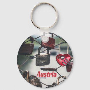 Porte-clés Autriche Love Locks Pont Salzbourg