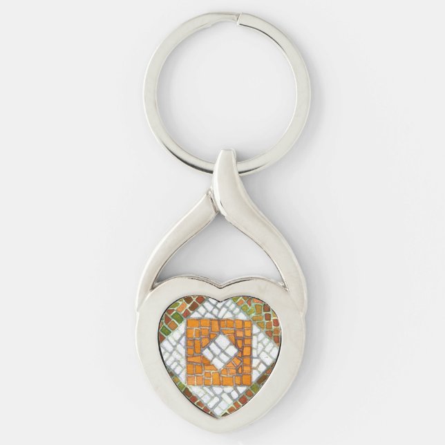 Porte-clés AUTUMN MOSAIC Twisted Heart Keychain (Devant)