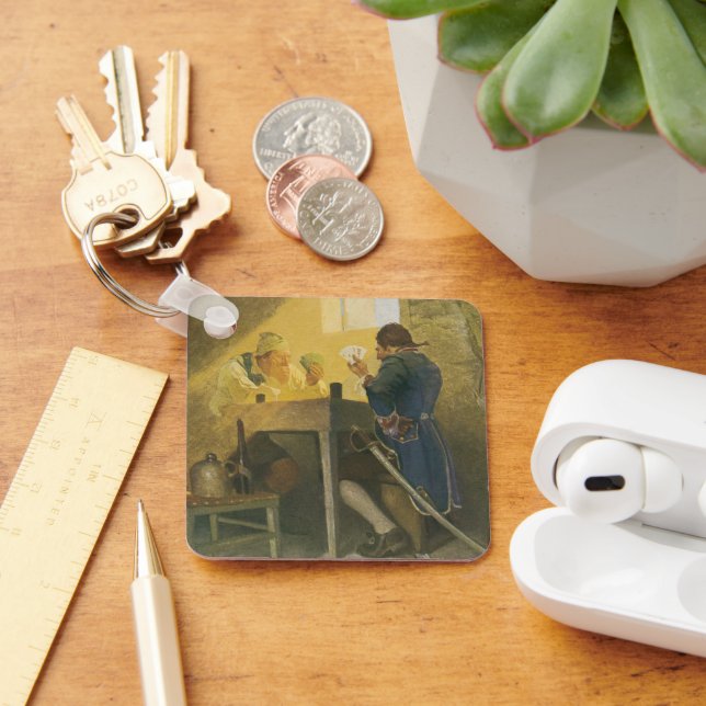 Porte-clés Aux Cartes dans la cage de Cluny par NC Wyeth (Bureau)