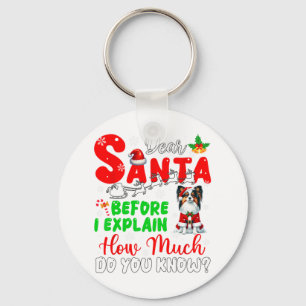 Porte-clés Avant D'Expliquer Combien Vous Connaissez Xmas Pap