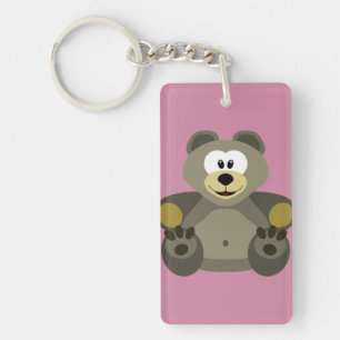 Porte-clés Avant et dos d'ours
