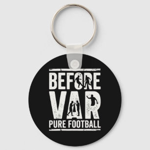 Porte-clés Avant Var Pure Football Design Rétro pour Fan de F