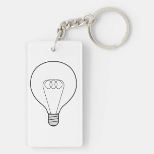 Porte-clés avec ampoule