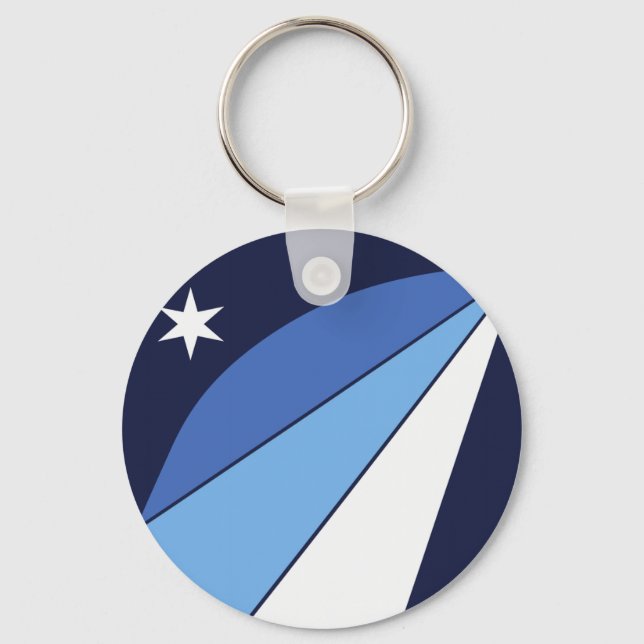 Porte-clés avec drapeau de Columbia, Caroline du S (Recto)