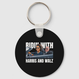Porte-clés Avec Harris Et WAlzheimer Président Kamala Harris