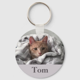Porte-clés avec la photo de tes chats
