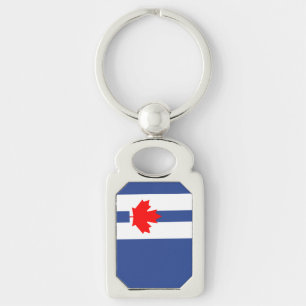 Porte-clés avec le drapeau de Toronto