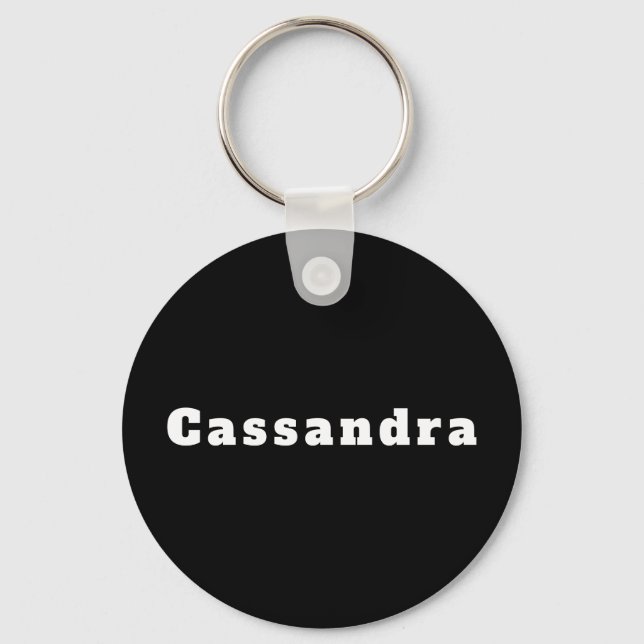 Porte-clés avec le nom Cassandra (Recto)