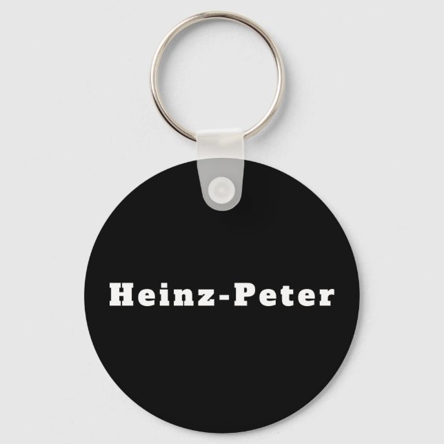 Porte-clés avec le nom Heinz-Peter (Recto)
