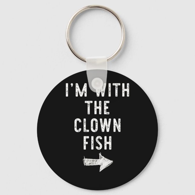 Porte-clés Avec Le Poisson Clown Drôle de Costume de Couple d (Recto)