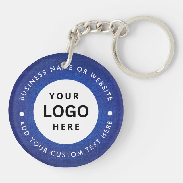 Porte-clés avec nom et logo de l'entreprise (Dos)
