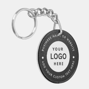 Porte-clés avec nom et logo de l'entreprise