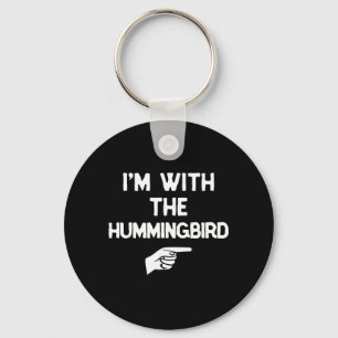 Porte-clés avec The Hummingbird Funny Halloween Matching