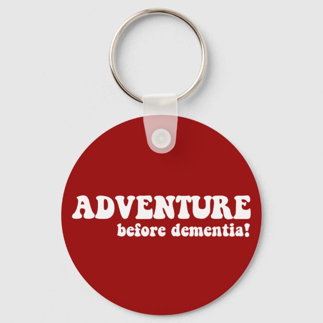 Porte-clés aventure avant la démence (Recto)