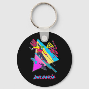 Porte-clés Aventure de ski en Bulgarie vibrante Graphique