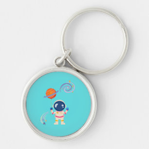 Porte-clés Aventures de dessins animés Spaceman.